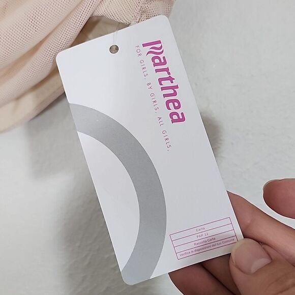 Marthea women's pale pink corset top NWT sz small - Picture 2 of 9